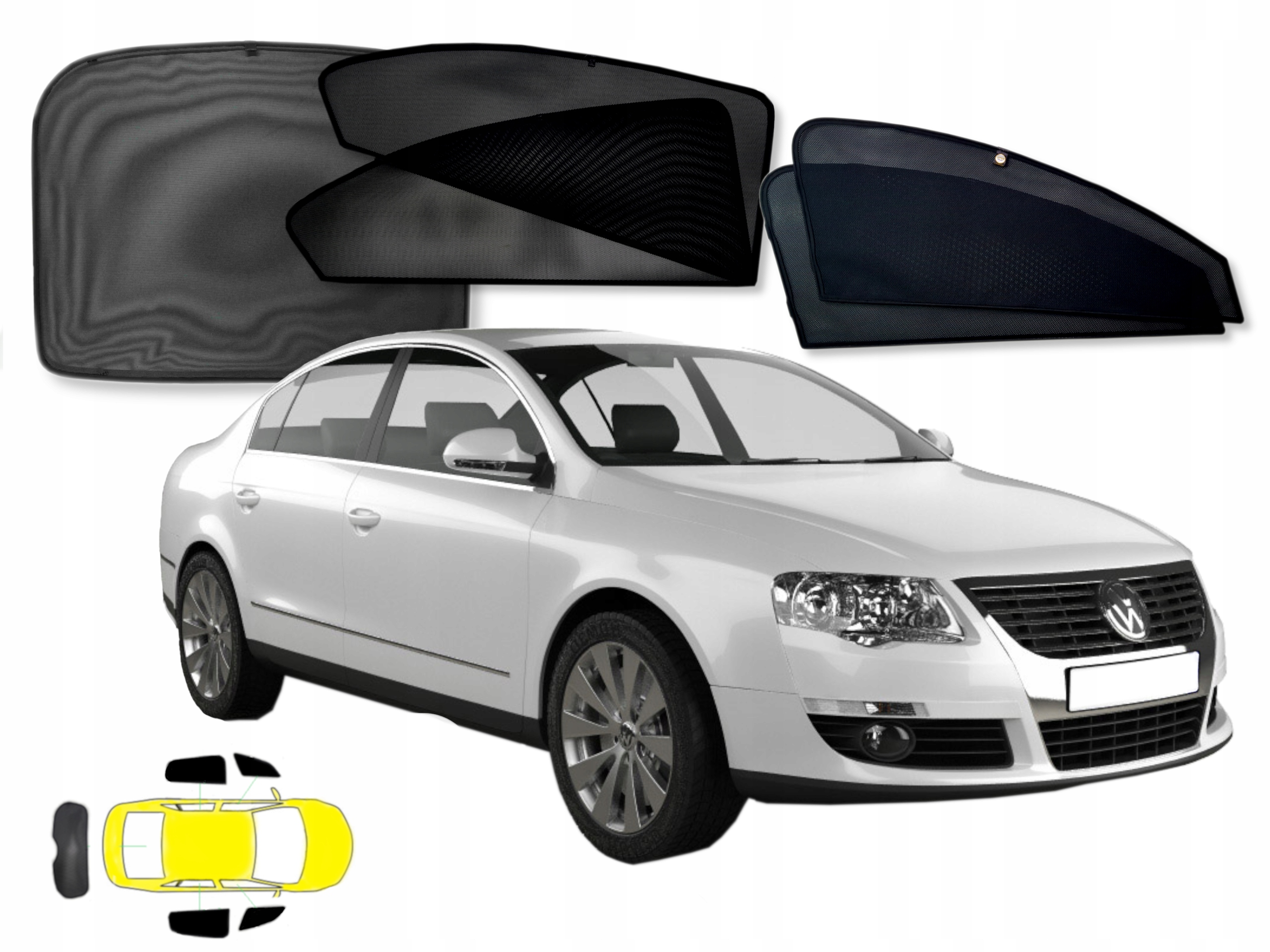 Vyhrazené sluneční clony: Passat B6 B7