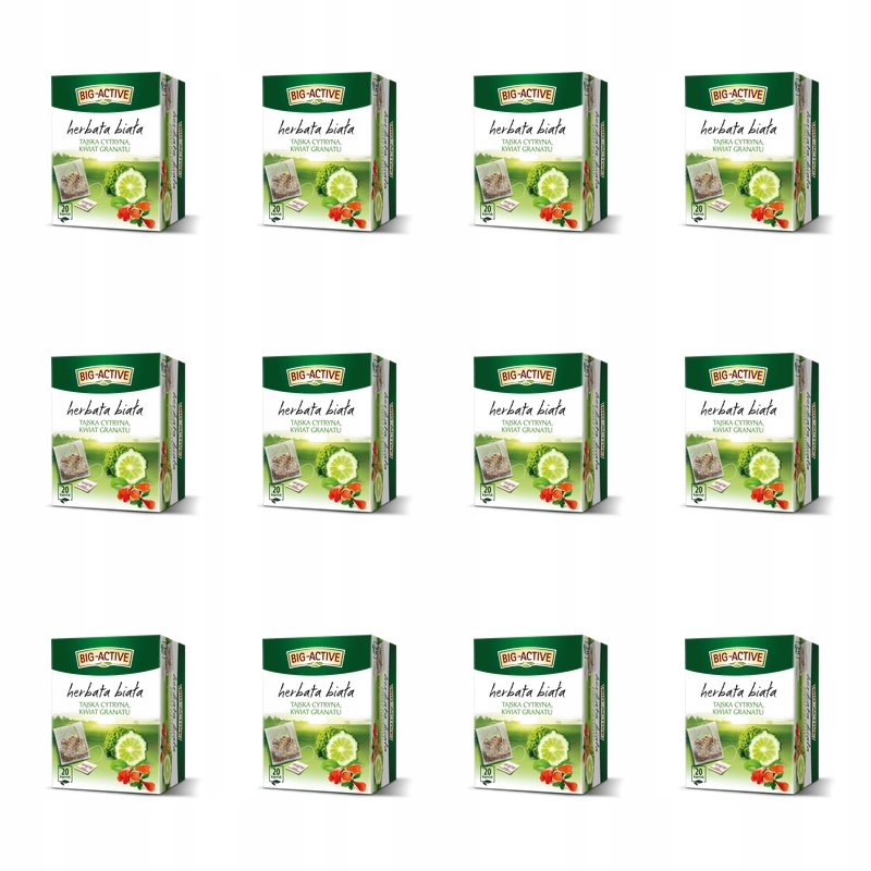 Big-Active Čaj Bílý Thajský Citron Květ granátového jablka X12