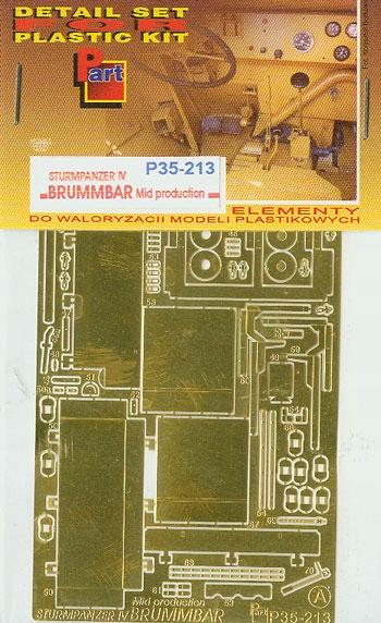 Část P35-213 1/35 Brummbar (střední produkce) (Dragon)