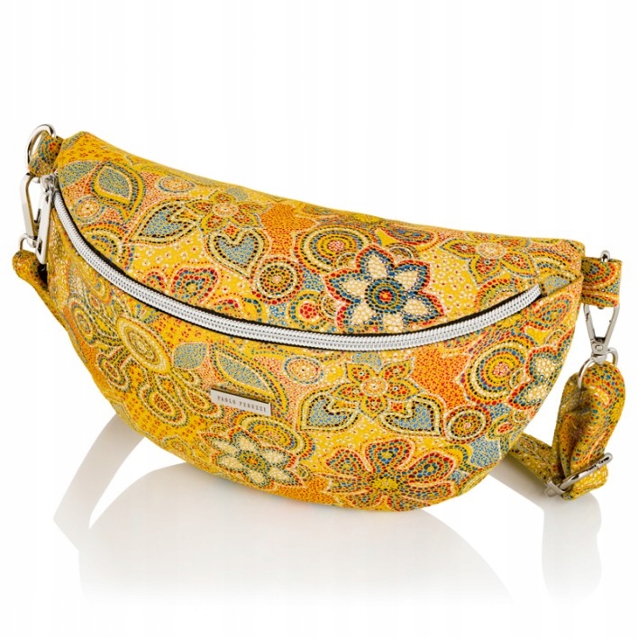 MODNA SKÓRZANA SASZETKA DAMSKA NERKA Z-15-U