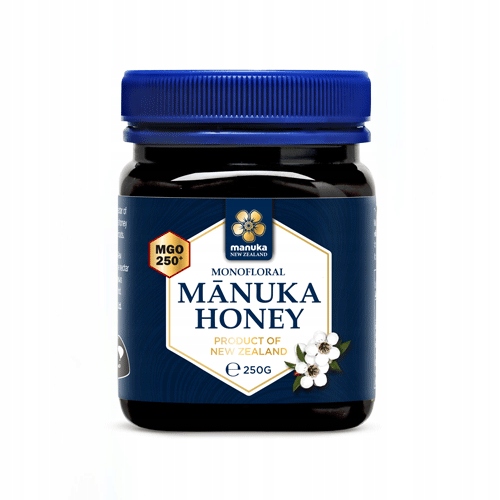 Miód Manuka New Zealand 250+ Mgo 250g Surowy Nierozgrzewany