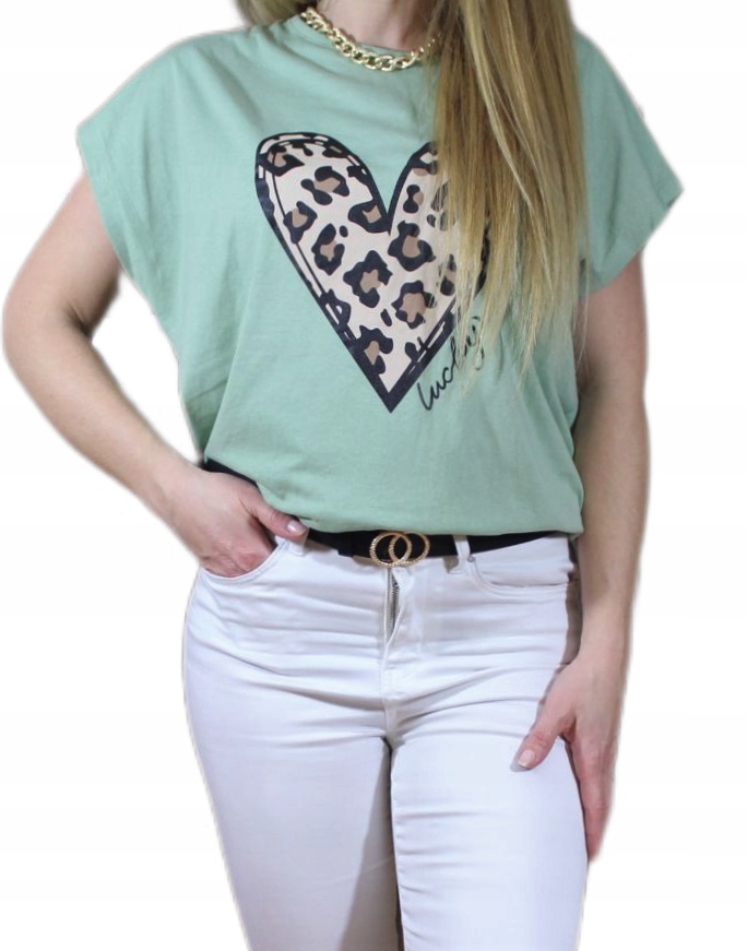 BLUZKA KOSZULKA T-SHIRT NADRUK DUŻO WZORÓW 2XL 44 Rozmiar XXL