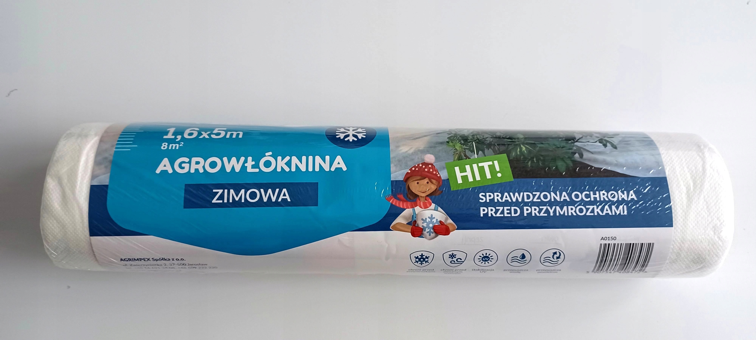 

Agrowłóknina osłaniająca Zimowa 1,6x5m 50g