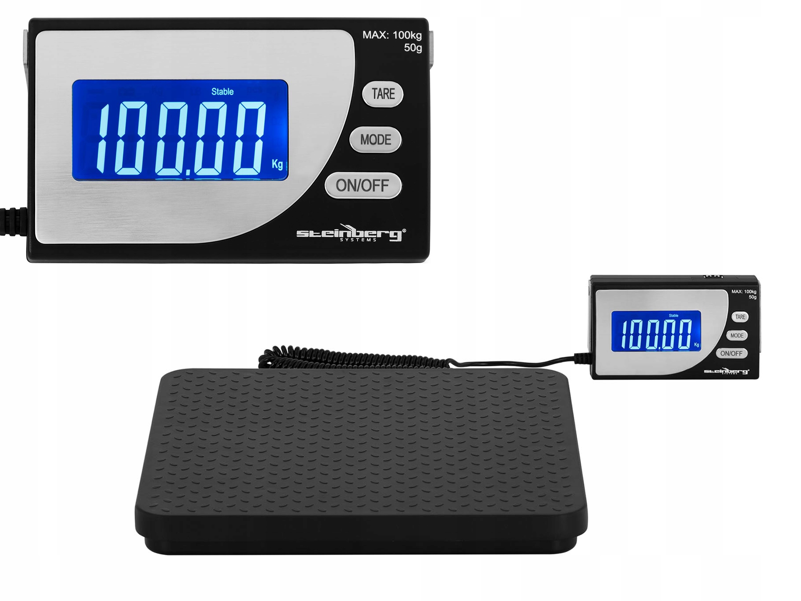 

Przenośna Waga Paczkowa Terminal LCD 100kg/50g