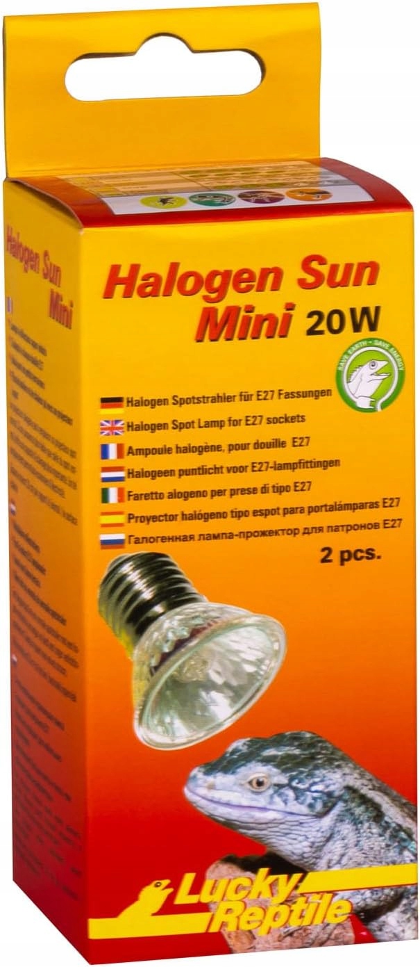 Levně Lucky Reptile Halogen Sun Mini 20W E27 Energeticky úsporný zářič do terária