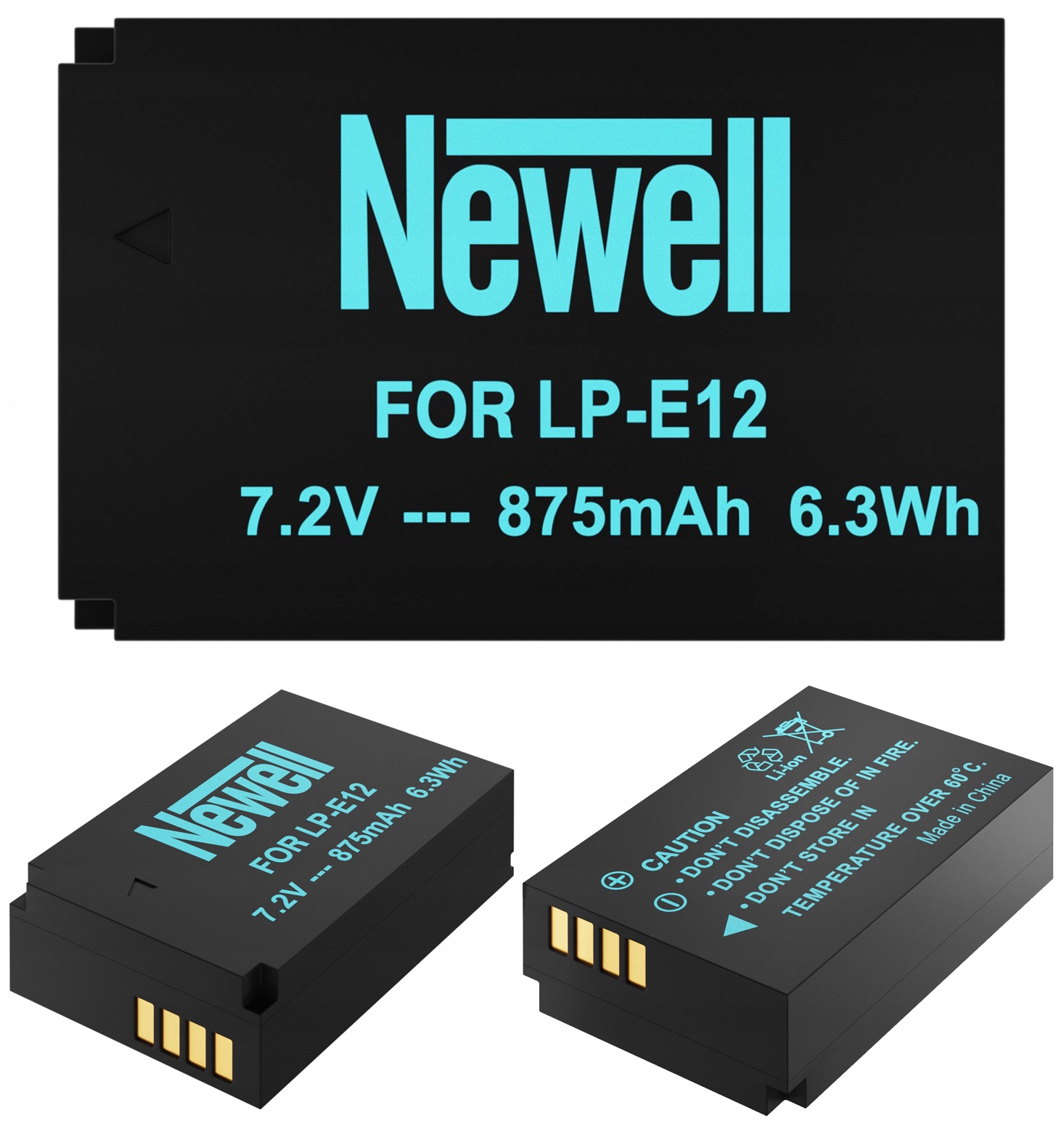 BATERIA AKUMULATOR NEWELL LP-E12 DO CANON EOS M M2 M50 100D 875MAH