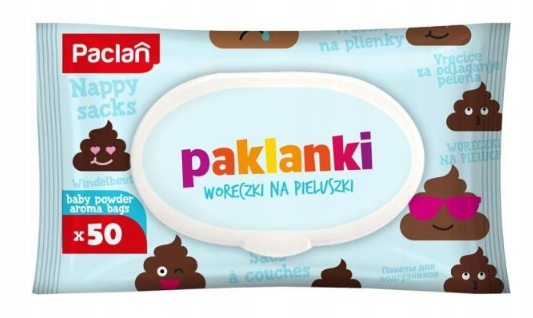 Paclan woreczki na pieluchy Paklanki 7x 50szt. EAN (GTIN) 9789271516540