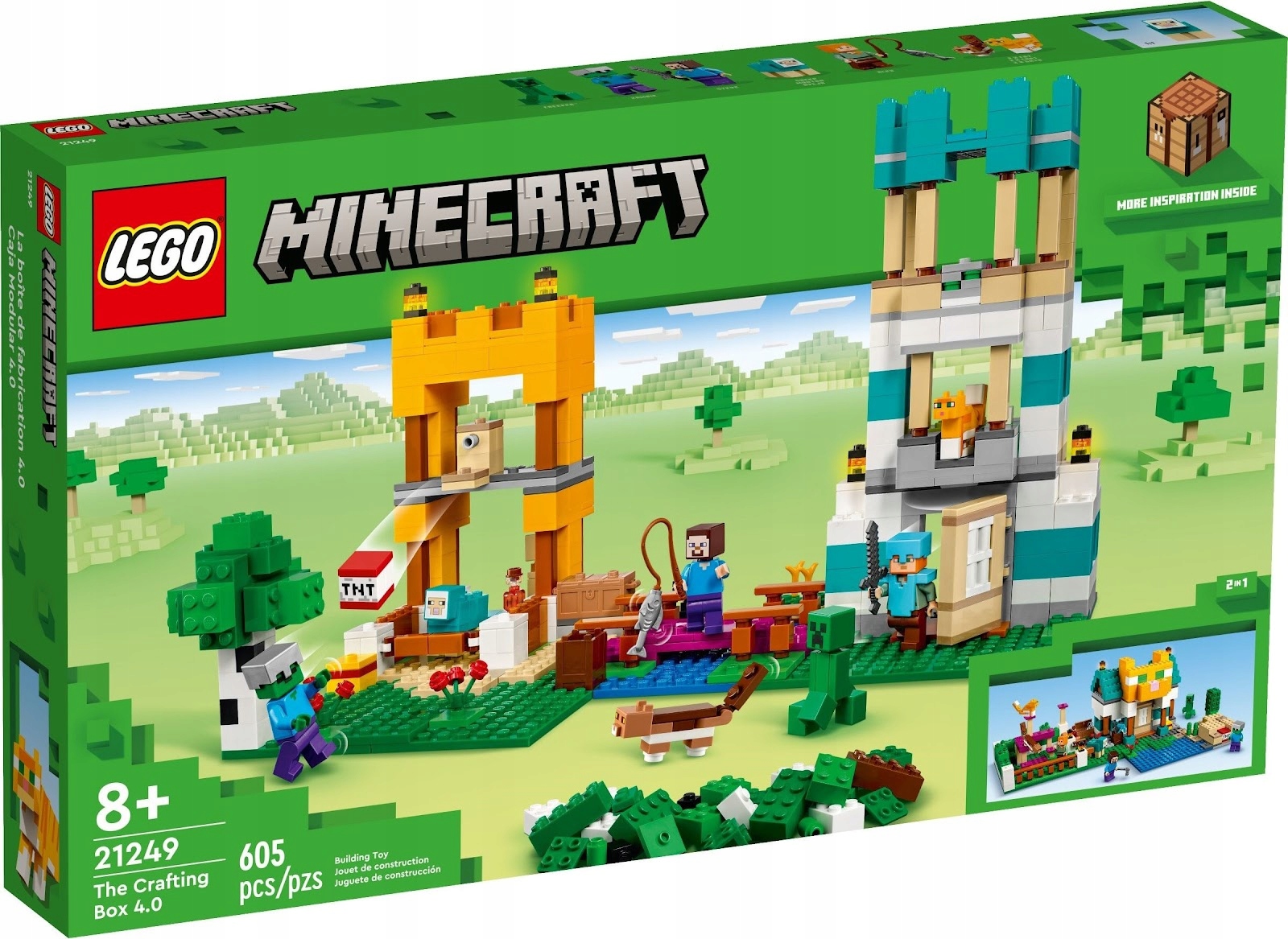 Lego Minecraft 21249 Kreativní dílna 4.0