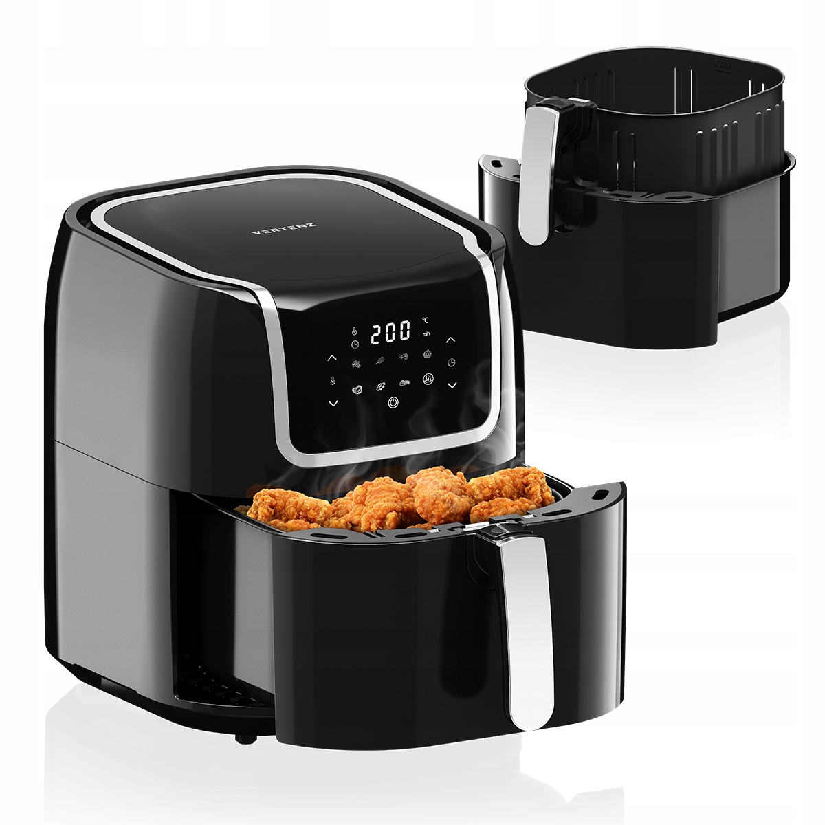 Vertenz Frytkownica Beztłuszczowa Duża Mocna 7.7 L 1800W Taste 70