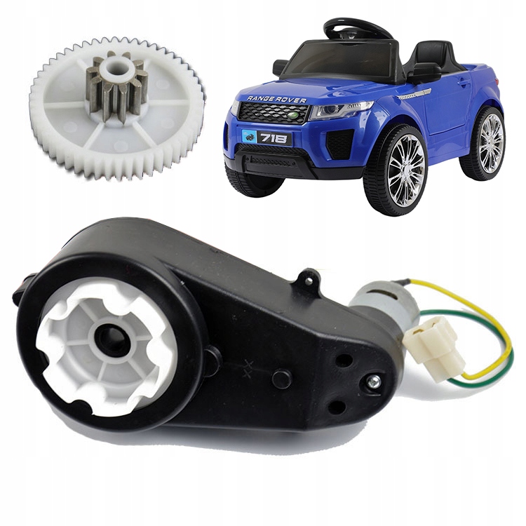 Zespół napędowy silnik 12V 45W 16000 napęd + kable