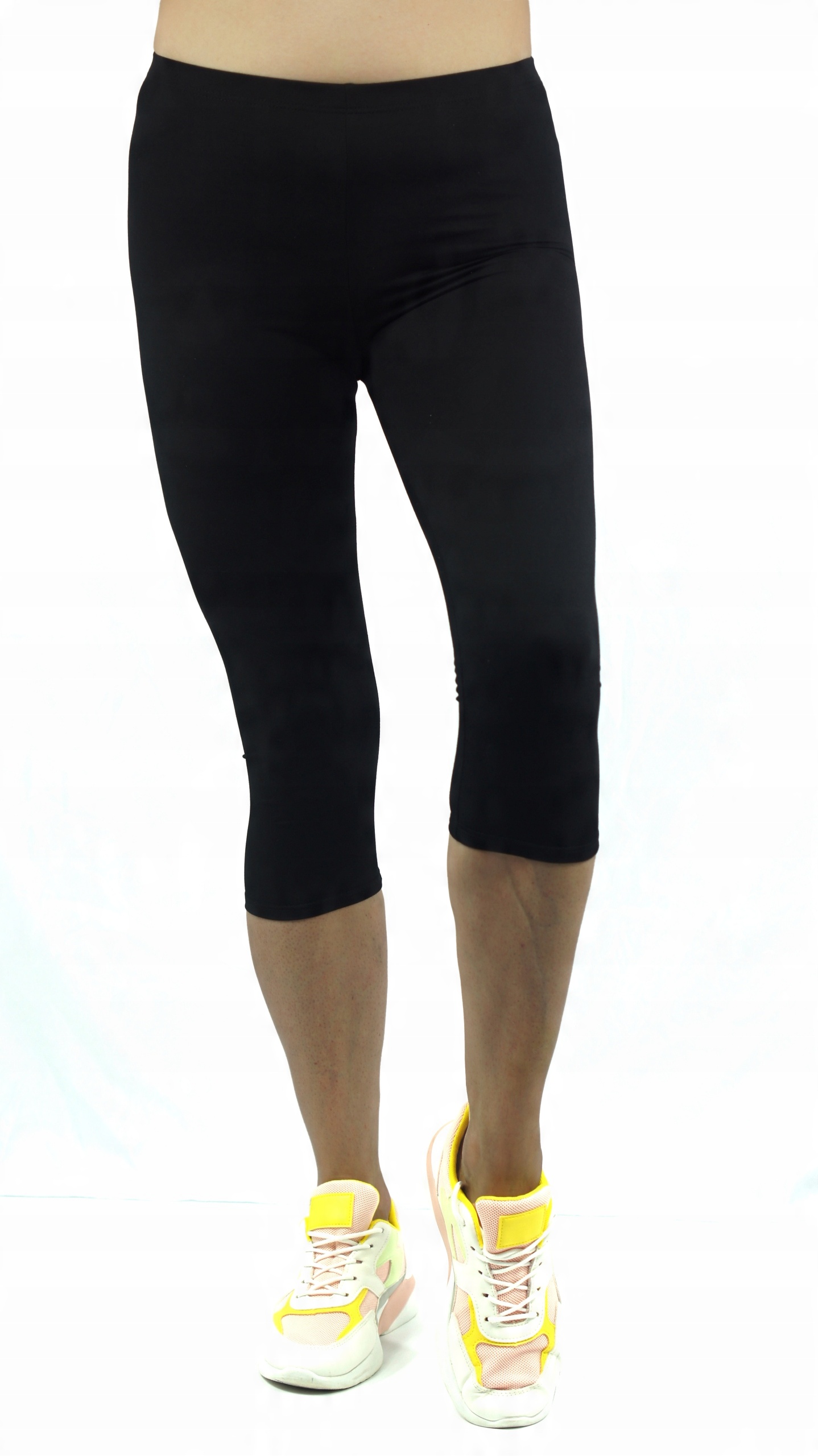 

Legginsy Rybaczki Bawełniane 3/4 R02 Cz r.L/XL