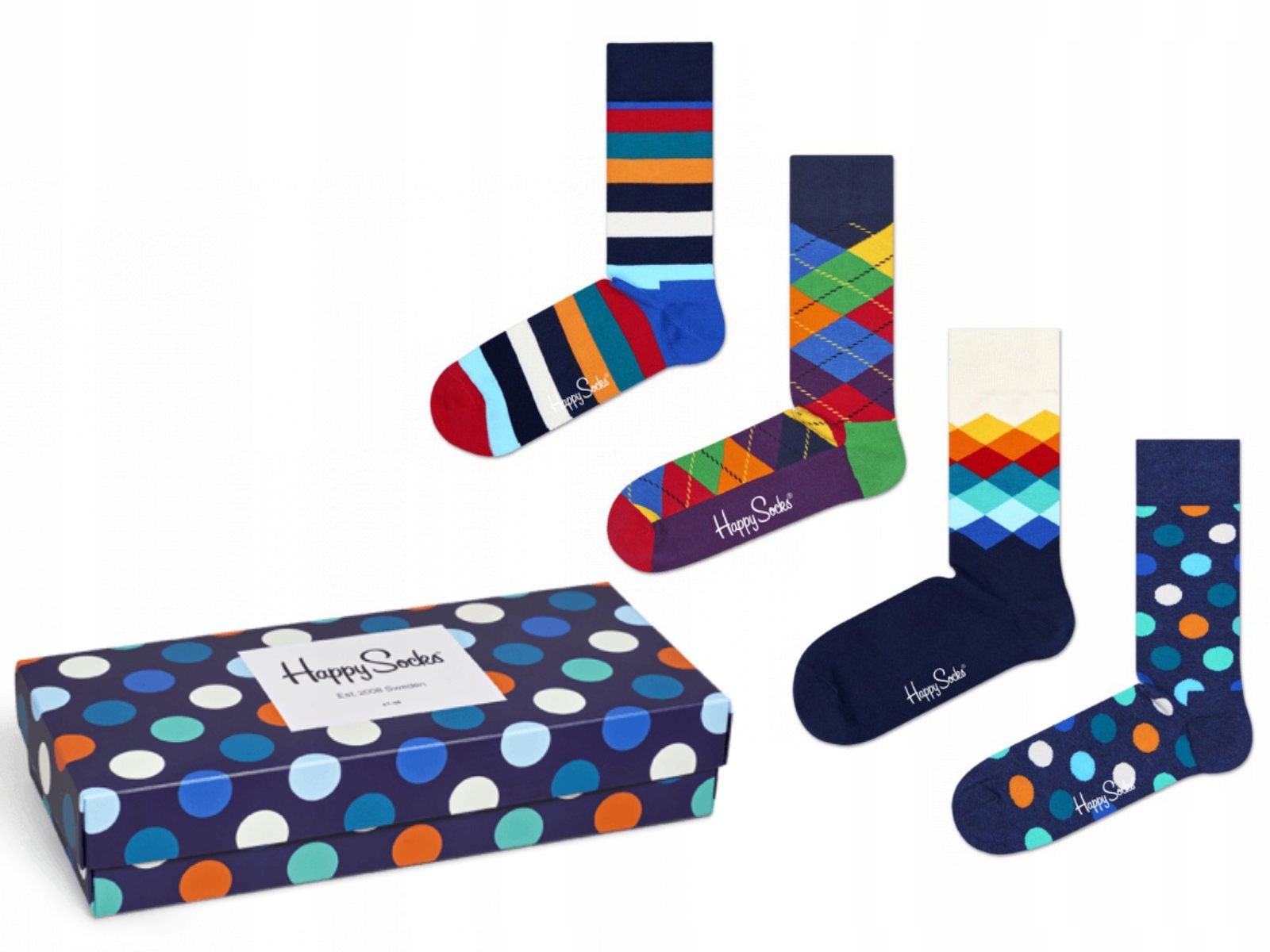 

Skarpety Happy Socks Gift Box 41-46 | XMIX09-6000
