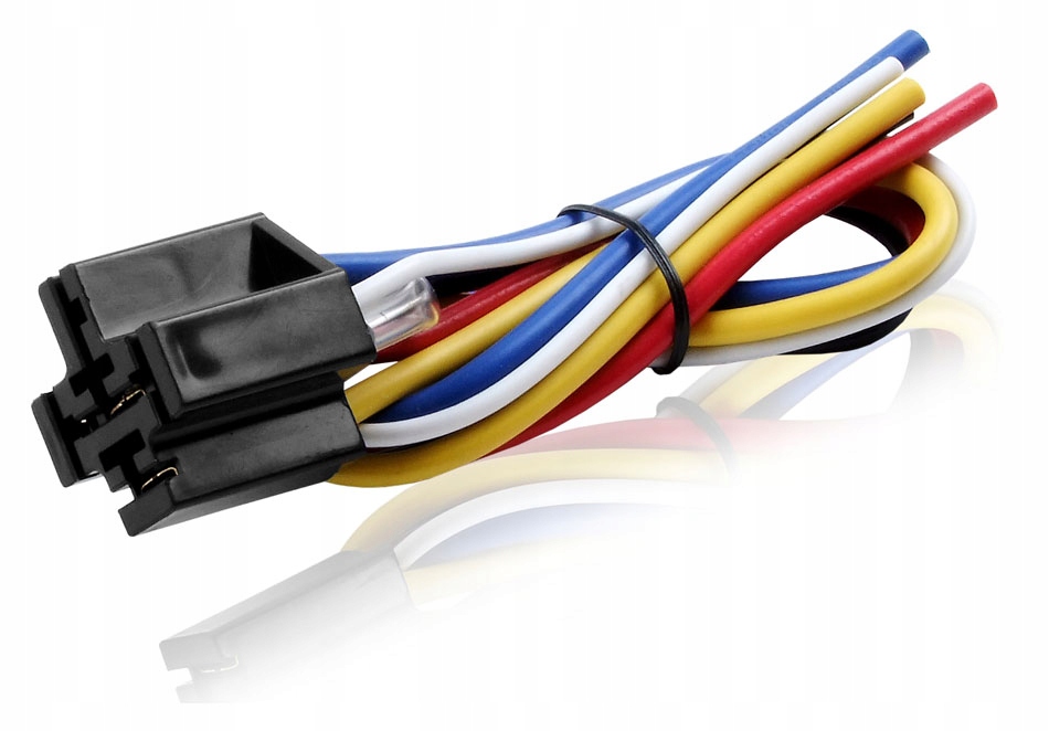 

Gniazdo przekaźnika samochodowego z diodą 5PIN 40A