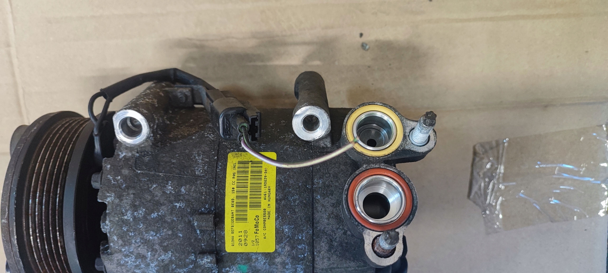 FORD C-MAX MK2 FOCUS MK3 compressor of the air conditioning compressor; 1.6 TDCI