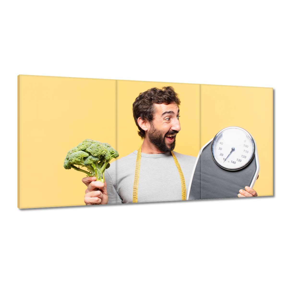 Obrazy 180x90 Chudnutie muža