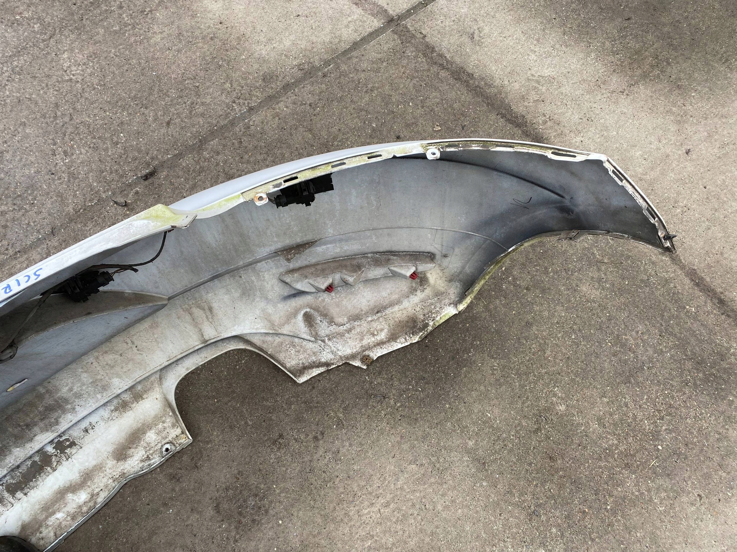 VW SCIROCCO III complete bumper rear part rear PDC LB9A BIALY