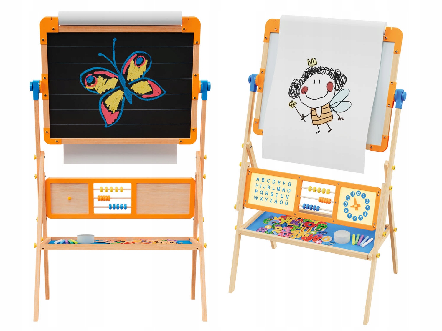 

Tablica Dwustronna Edukacyjna Stojąca Playtive