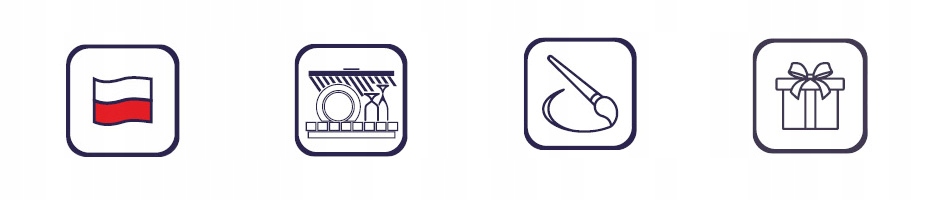 Filiżanki i spodki porcelana MariaPaula Złota Linia 100 ml 12 el. Linia Złota Linia