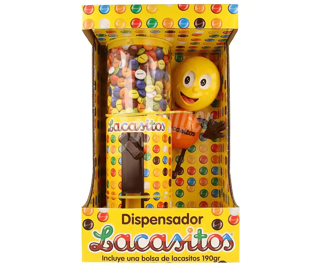 Levně Lacasitos Španělské dražé s dávkovačem hračka 150 g