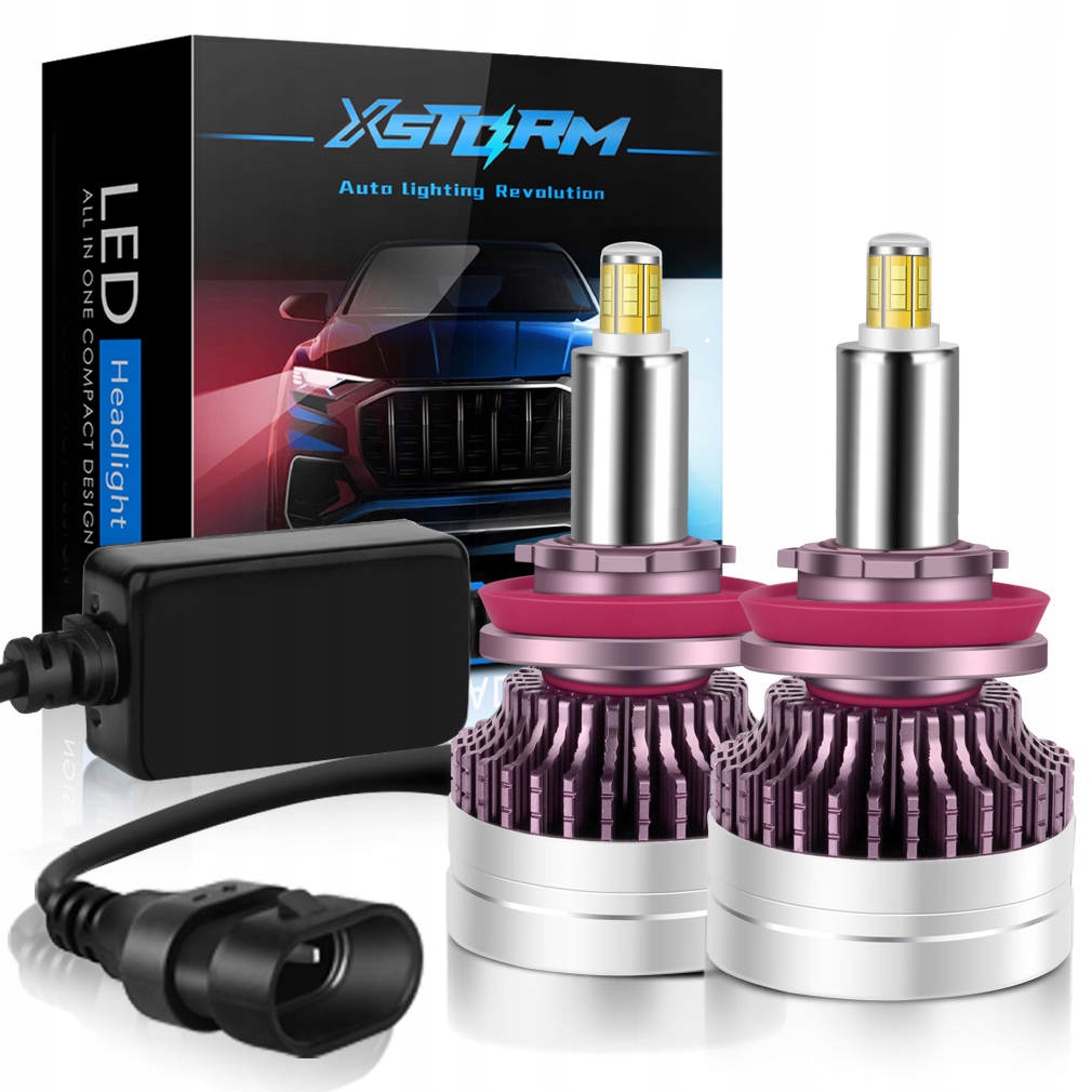 Žárovky Xstorm Led H8 160W 360° 25000LM Velmi Silné Canbus Osvědčené