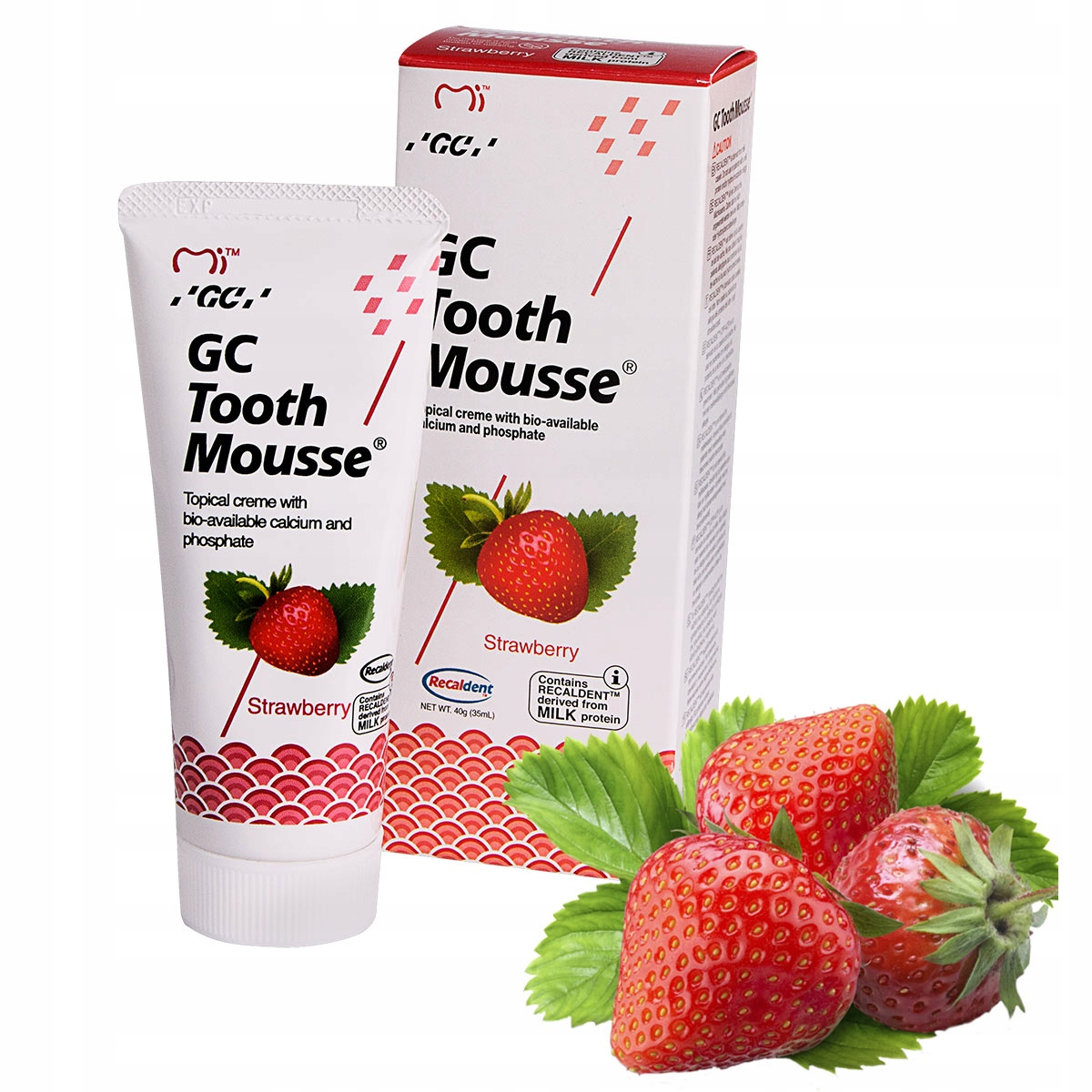 

Gc Pasta Tooth Mousse Nadwrażliwość 35ml Truskawka