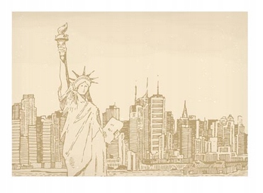 PAPETERIA ZESTAW LISTOWY LIST NEW YORK Marka MFP