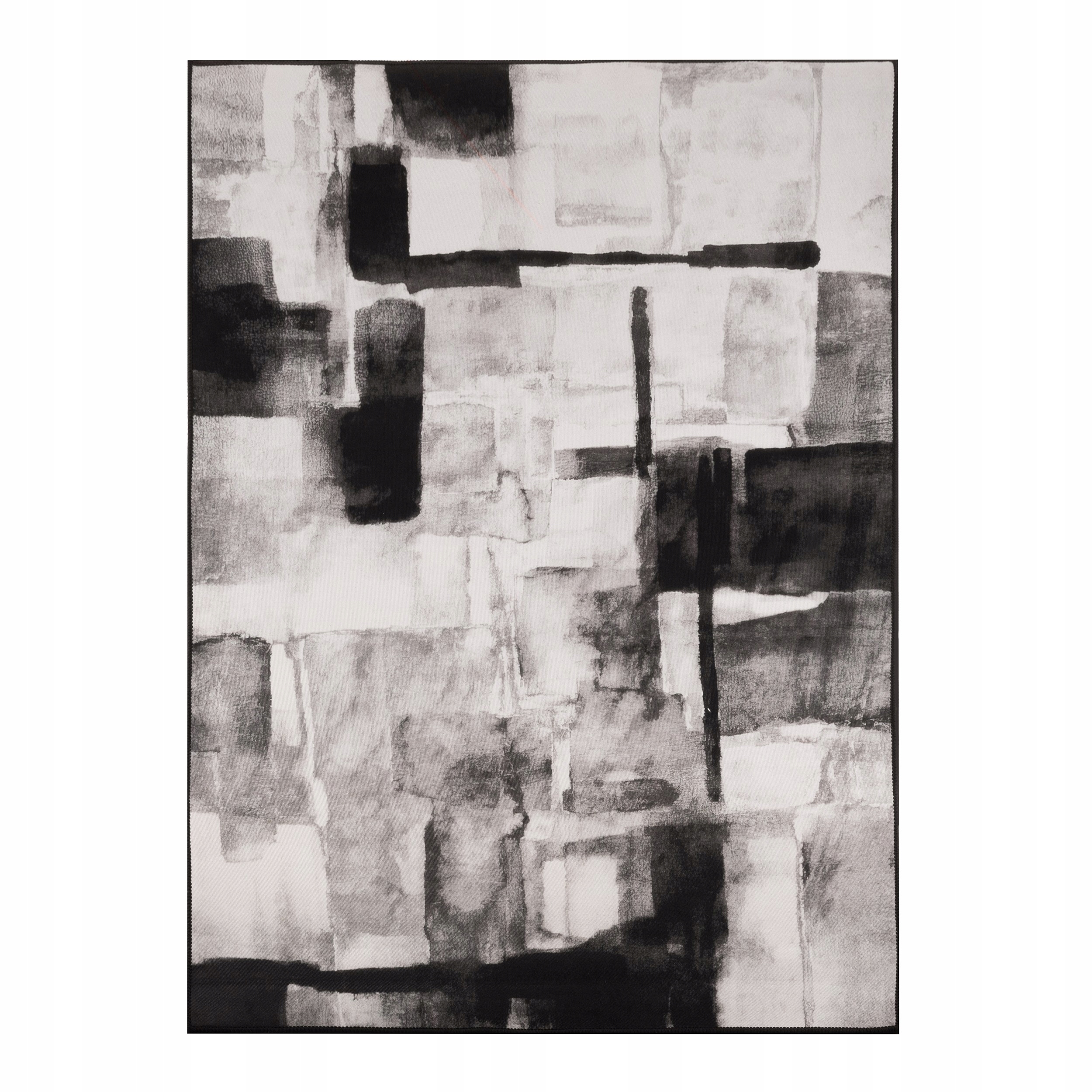 Koberec 200X300 CM Šedo-černý Do Obývacího Pokoje Ložnice Moderní Módní Loft Bcf