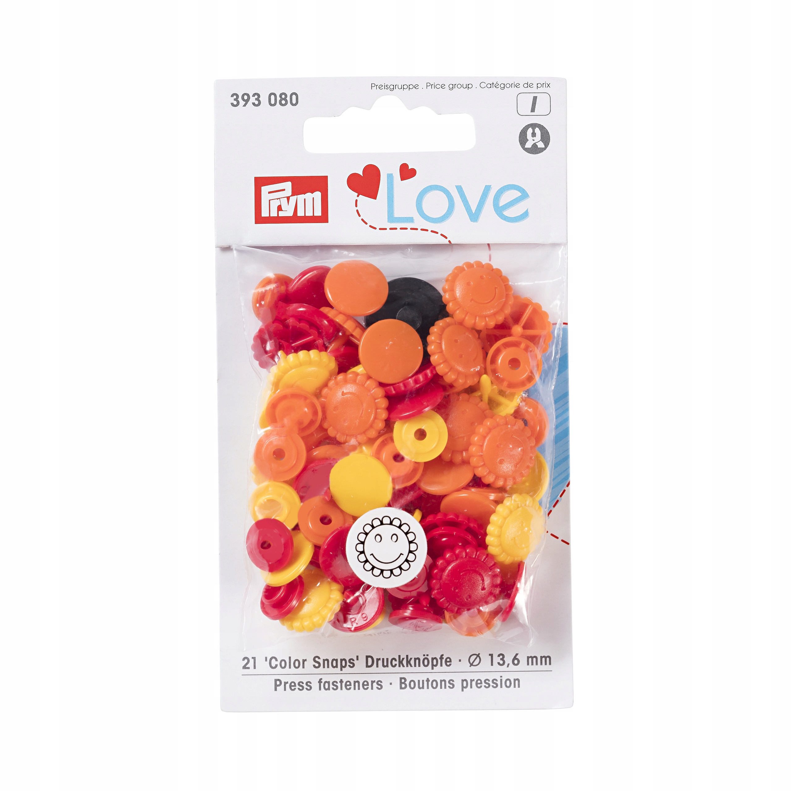 Prym Love Napy plastikowe zatrzaski 393 080