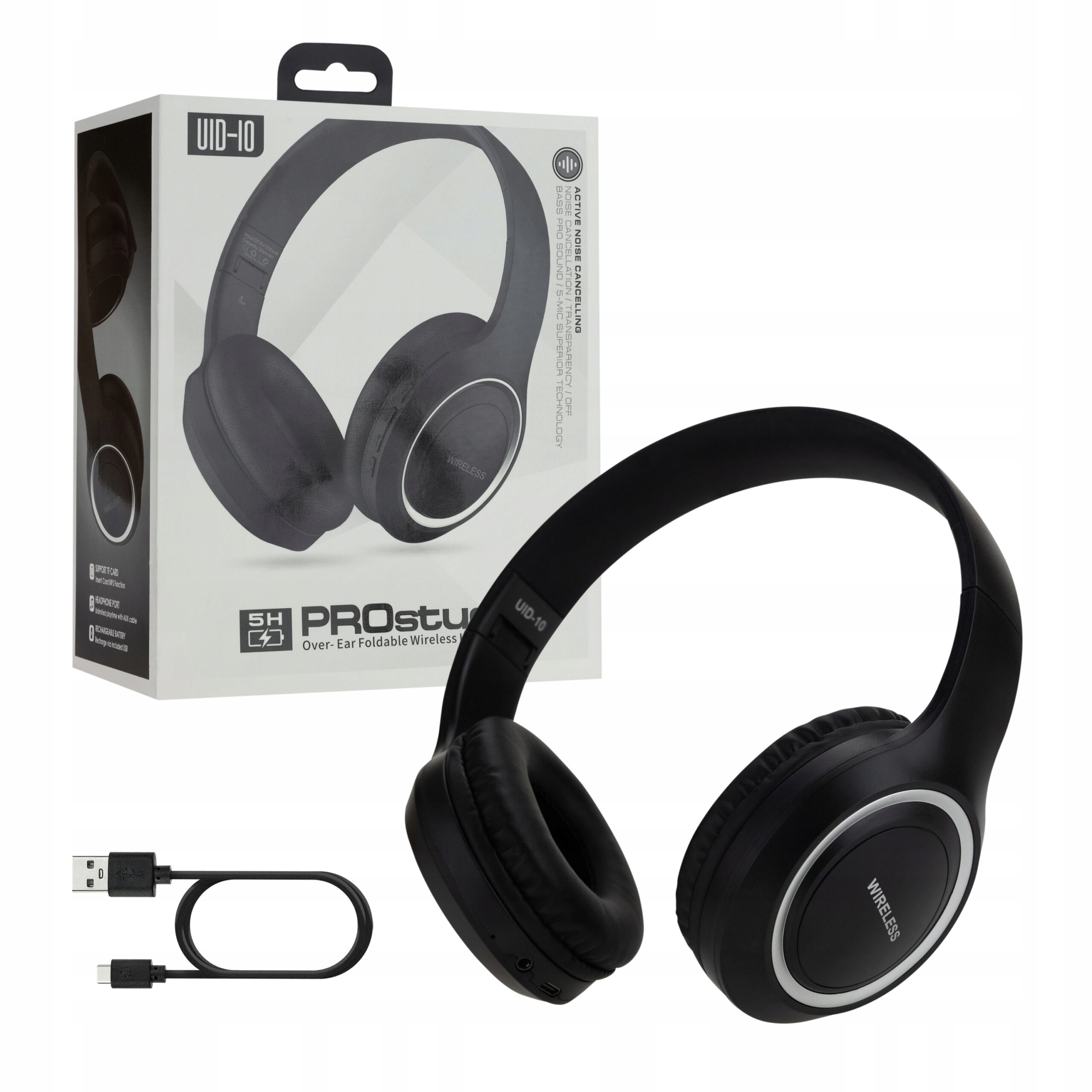 

Słuchawki bezprzewodowe Radio Mikrofon Usb Typ C