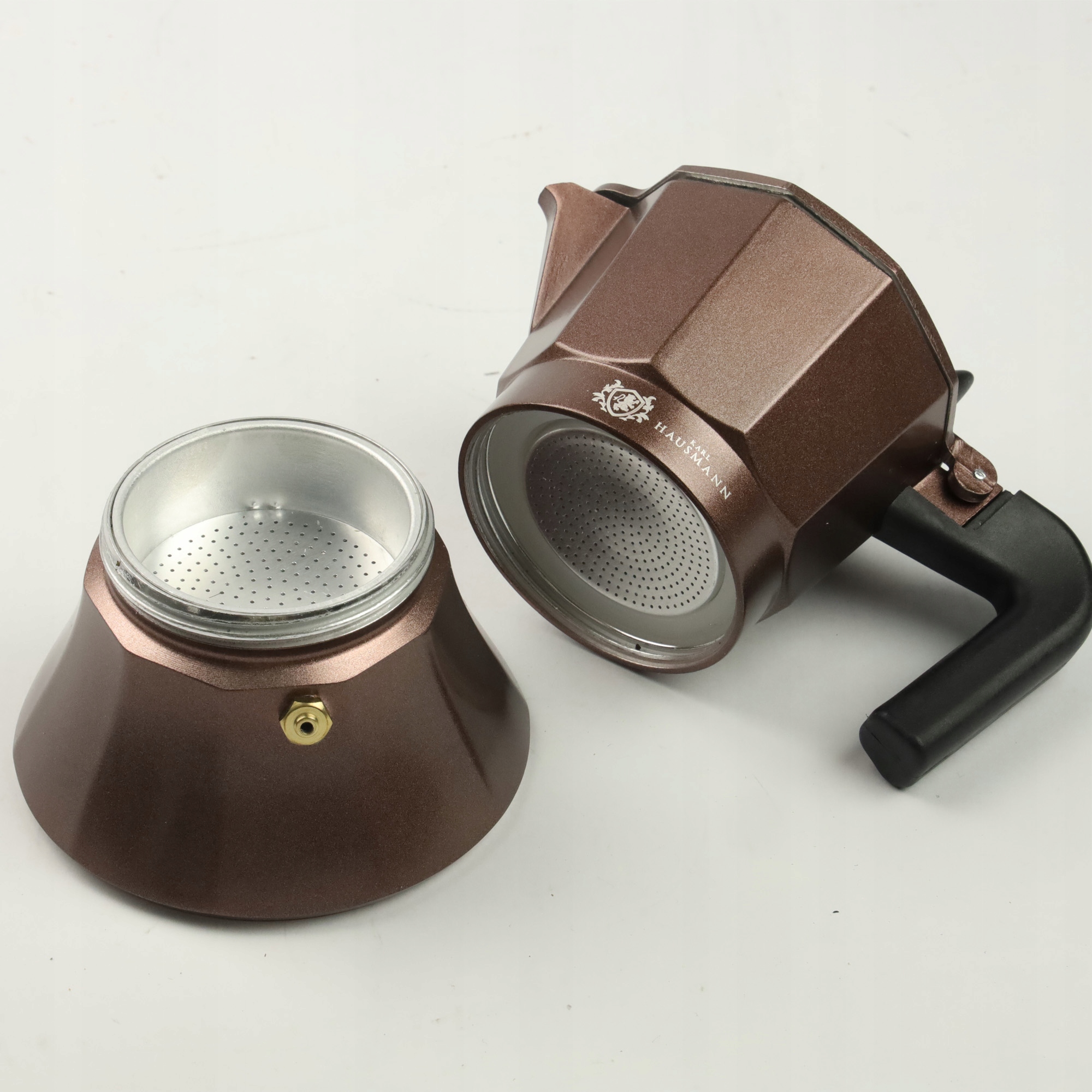 KAWIARKA ALUMINIOWA ZAPARZACZ DO KAWY KAFIETERKA WŁOSKA MOKA NA 9 KAWY