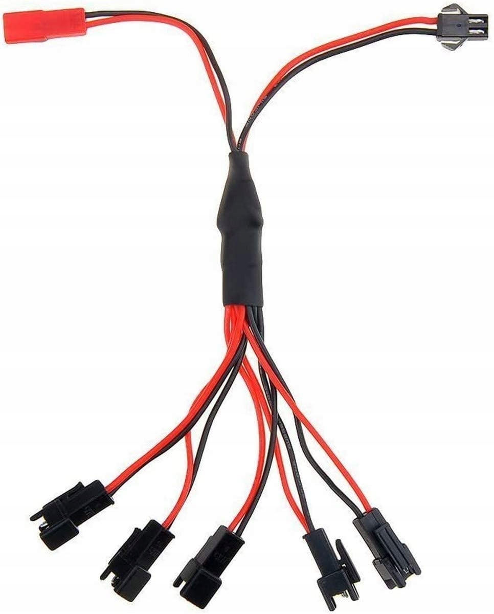 Vícezásuvková nabíječka pro drony Dfd F182, F183, Jjrc H8C, H8D Jst SM2P