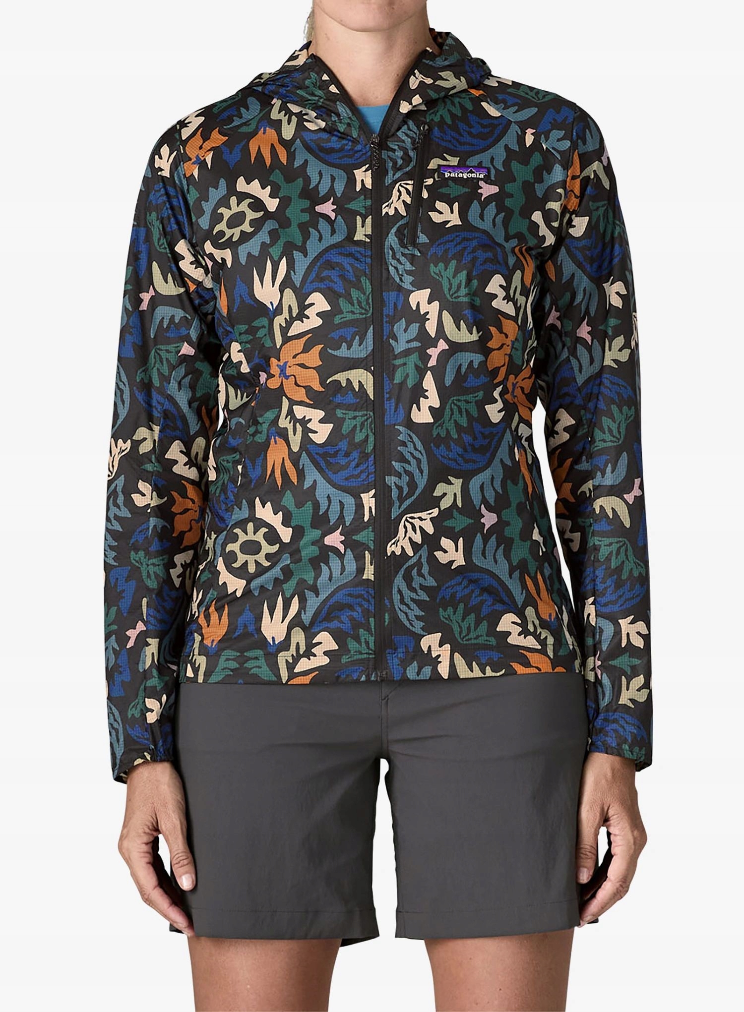 Kurtka damska do biegania Patagonia Houdini Jacket kaleido/black Xs