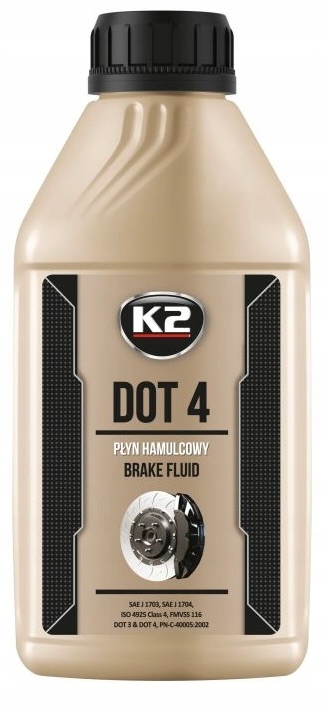 K2 PŁYN HAMULCOWY DOT 4 230°C 500ML