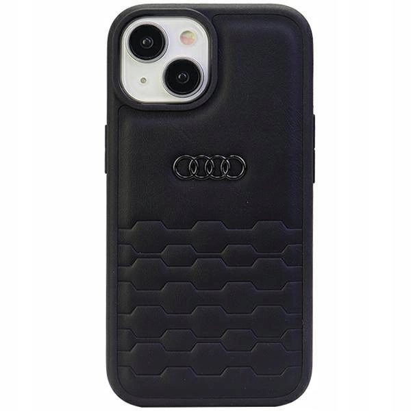 Pouzdro pouzdra kryt Audi Gt Synthetic Leather pro iPhone 15 Plus černé