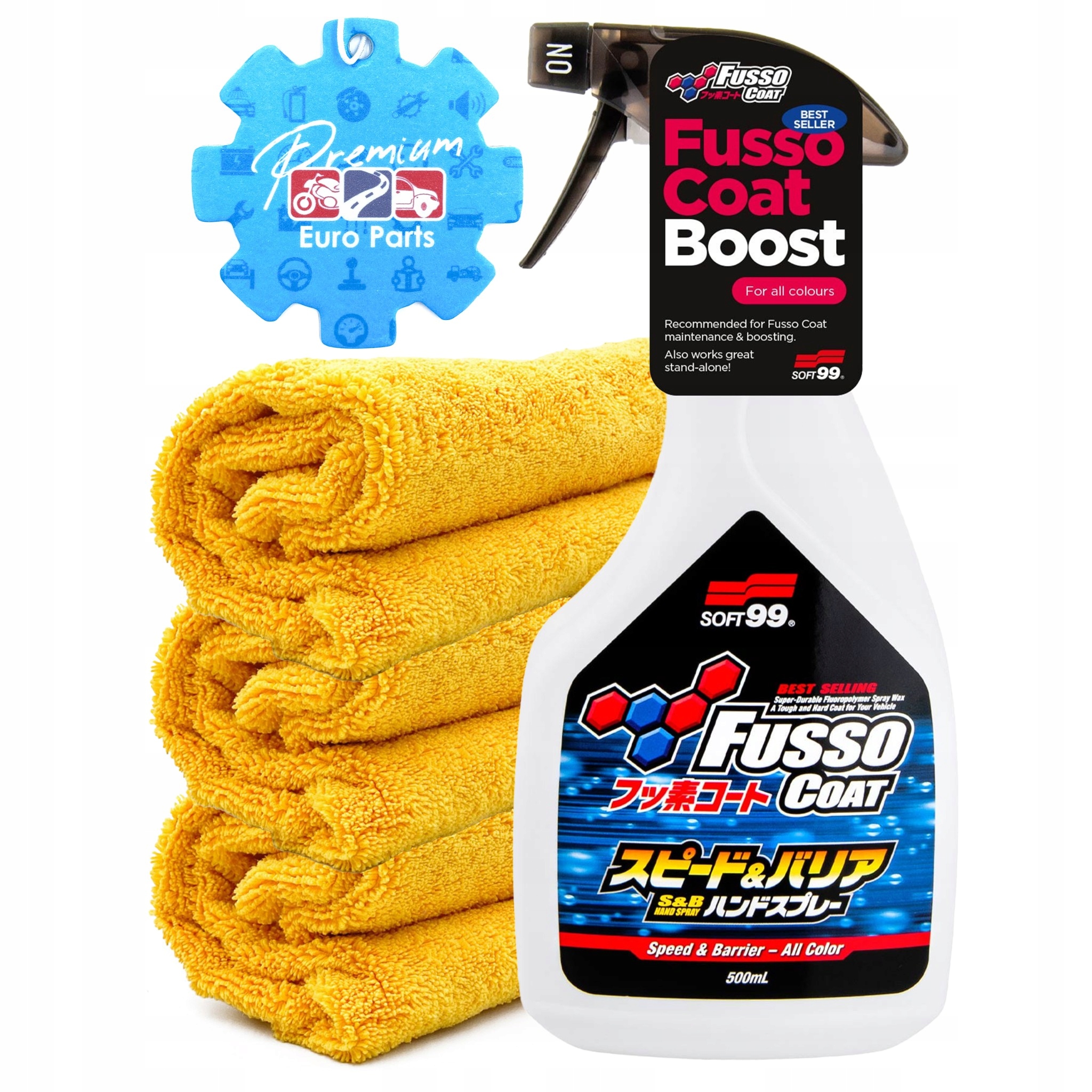 Soft99 Fusso Coat Speed & Barrier - Quick Detailer Spray Wax 500ml