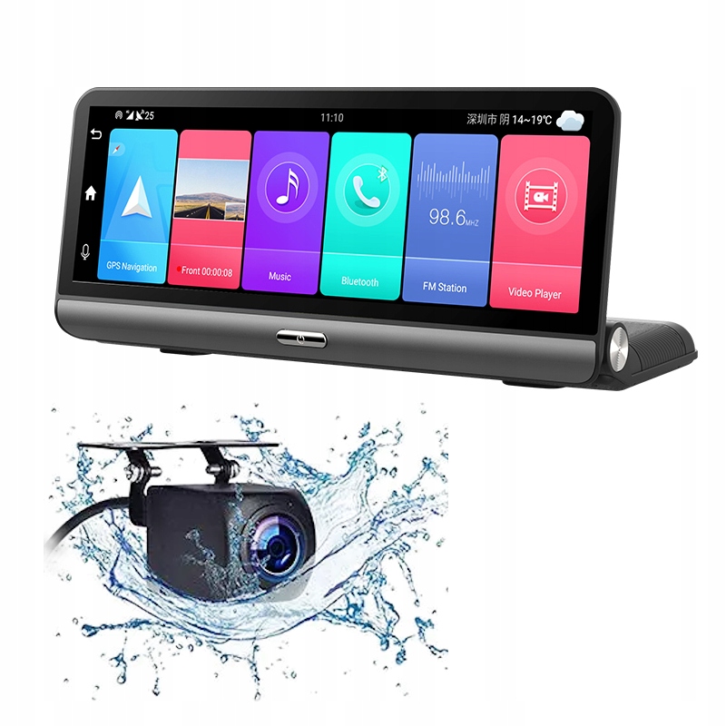 Видеорегистратор камера заднего вида GPS навигация ADAS WiFi