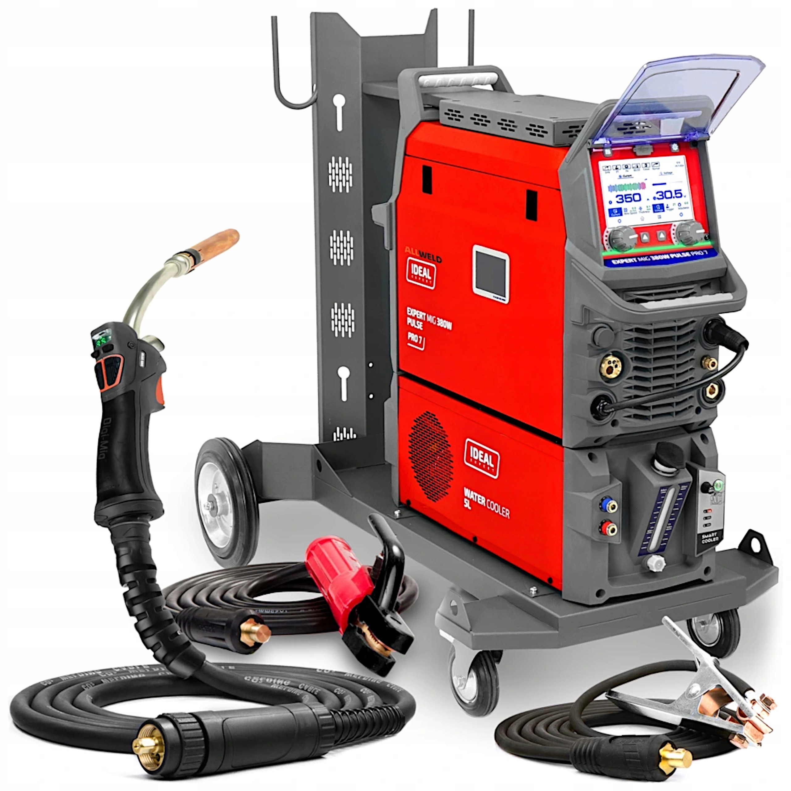 Poloautomatický Svařovací Stroj Mig Mag, Mma, Tig Ideal 380 W Pulse Pro 7 400 V