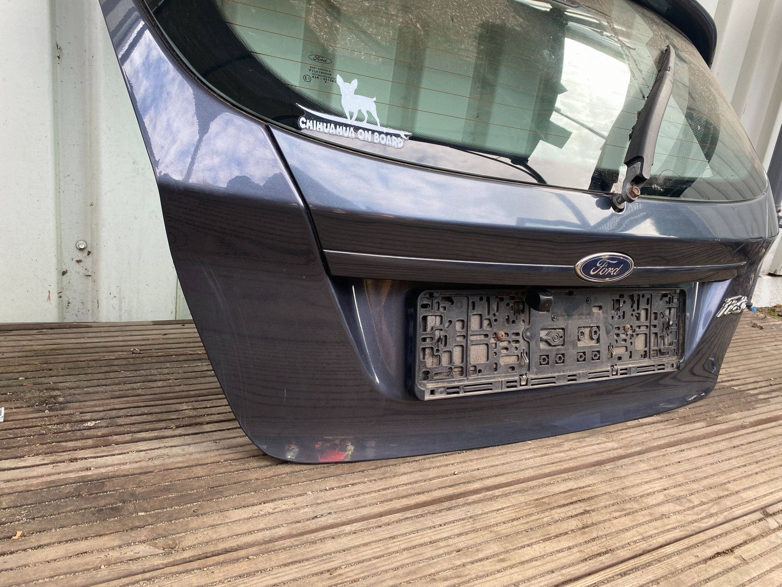 FORD FIESTA MK7 5D complete trunk door boot rear part grey