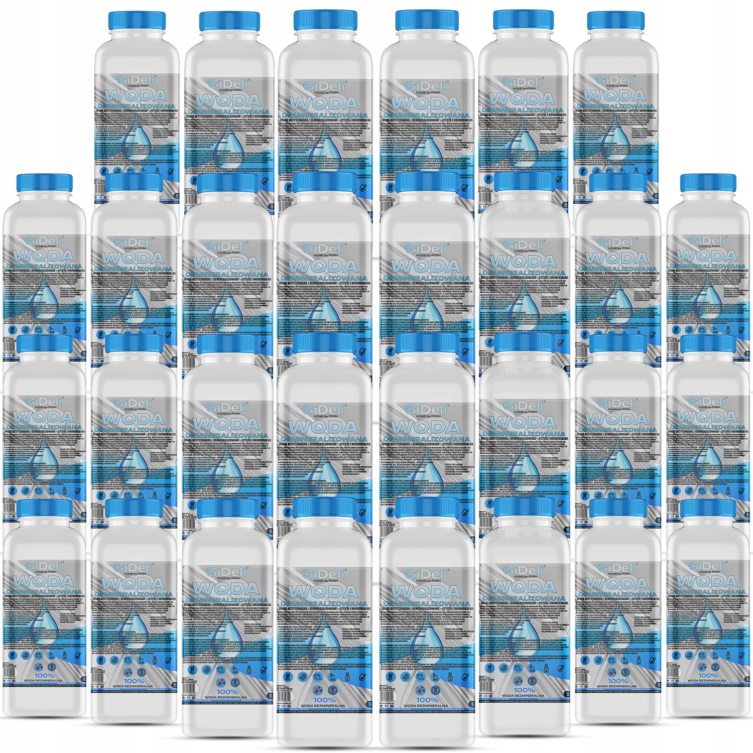 GiDeli Demineralizovaná destilovaná voda 30 x 1 l