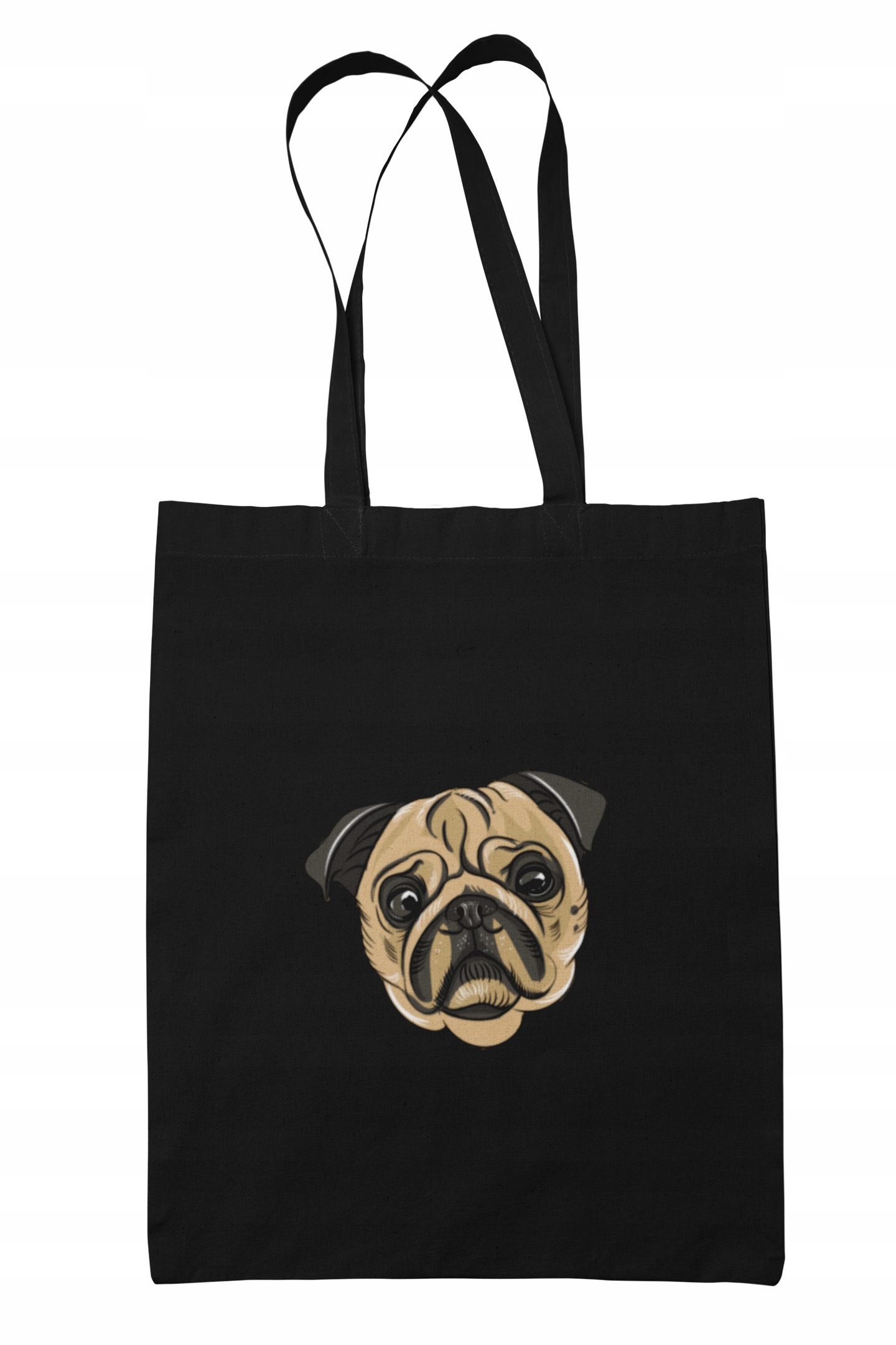 

Ekologiczna Eco Torba bawełniana Shopper Pies Mops