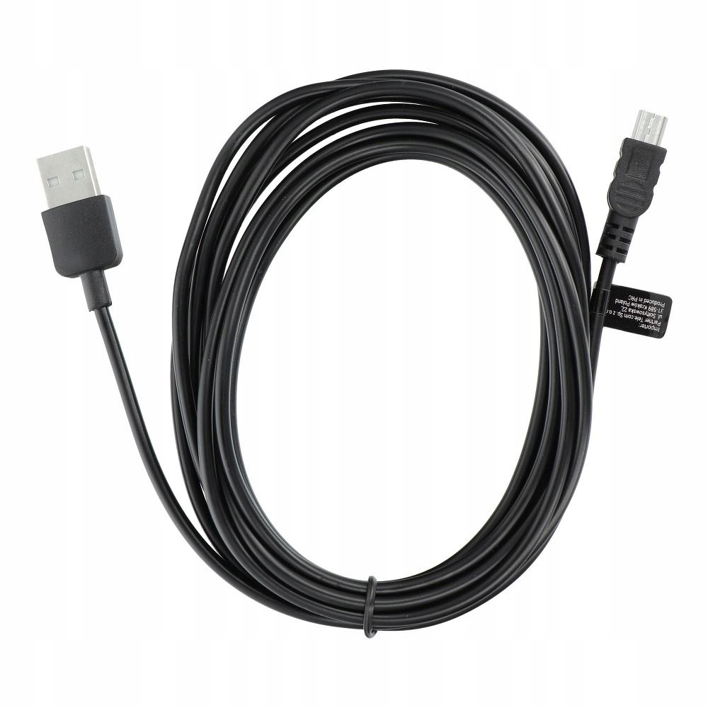 

Kabel Usb -> Mini Usb do kamery 2m 2A czarny