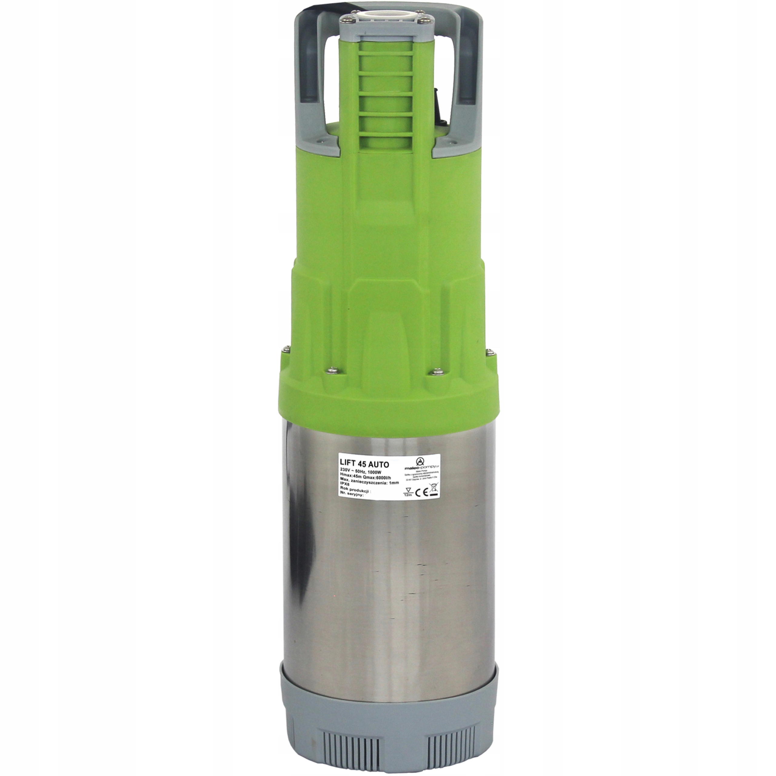 Malec Lift 45 Pompa Do Deszczówki 100l/min Automatyczna 1000W Czysta Woda