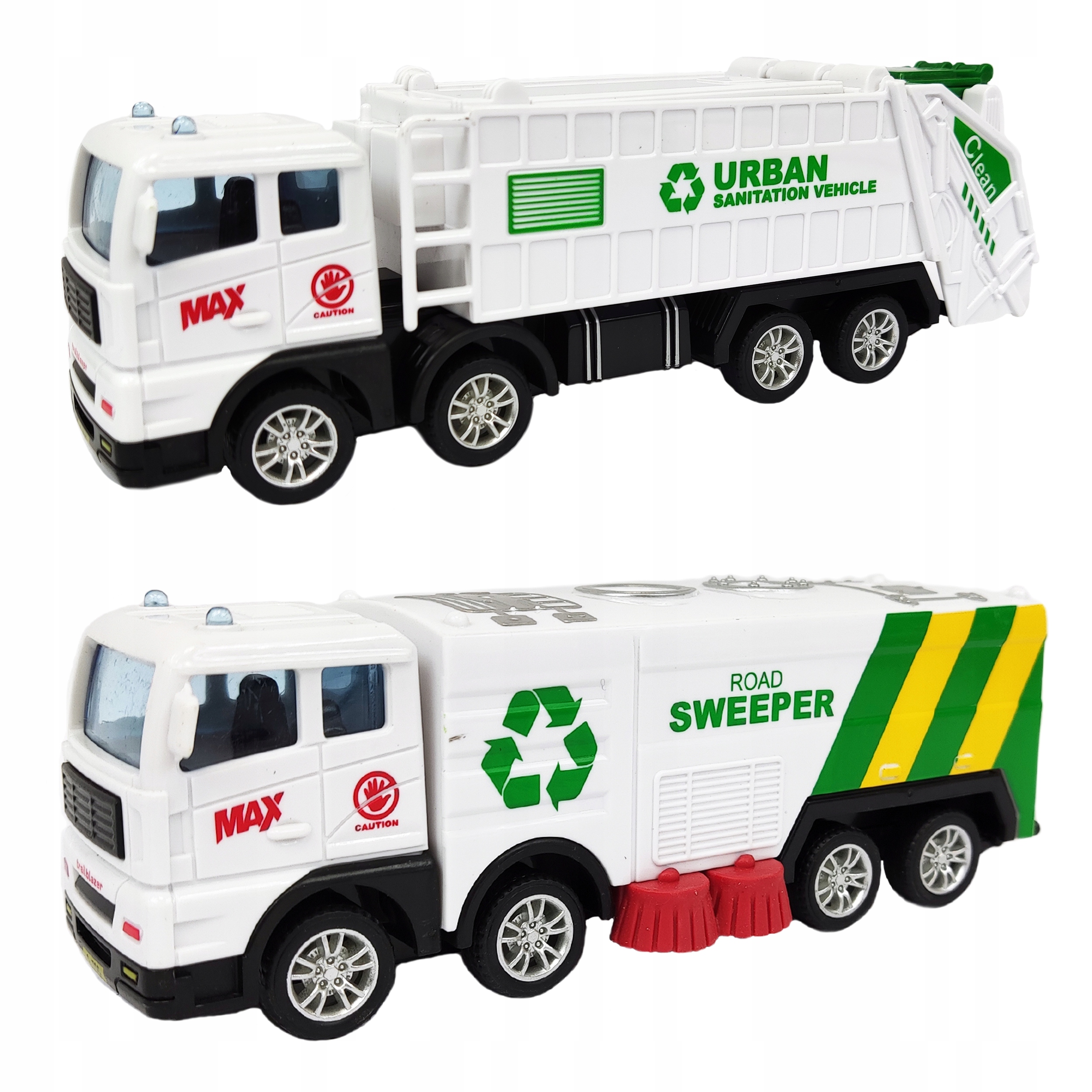 ZESTAW ŚMIECIARKA Z KUBŁAMI ZAMIATARKA Q7202 SWEDE Model śmieci