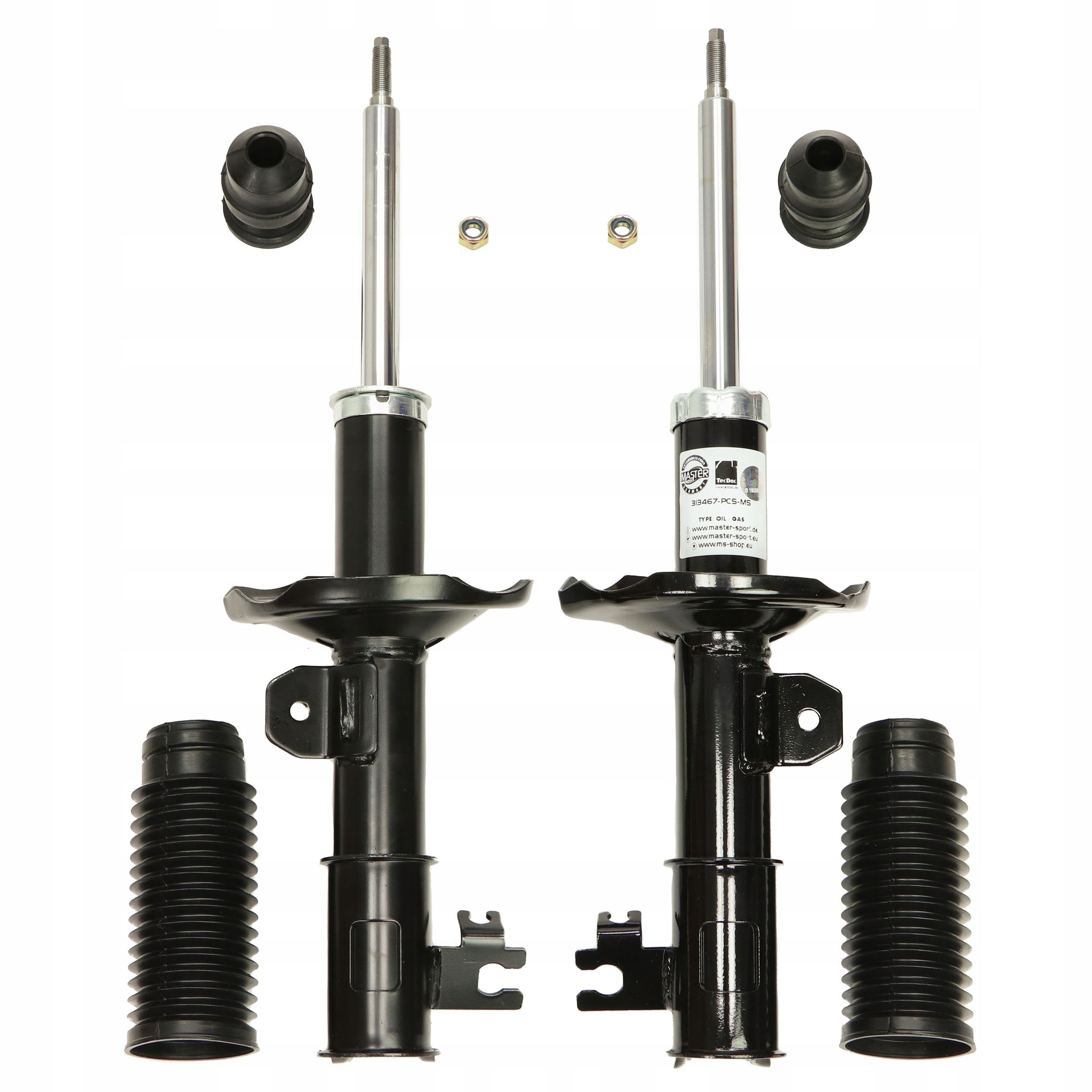 ZESTAW AMORTYZATORÓW ODBOJNIKI "MS" PRZÓD CHEVROLET LACETTI, NUBIRA, DAEWOO