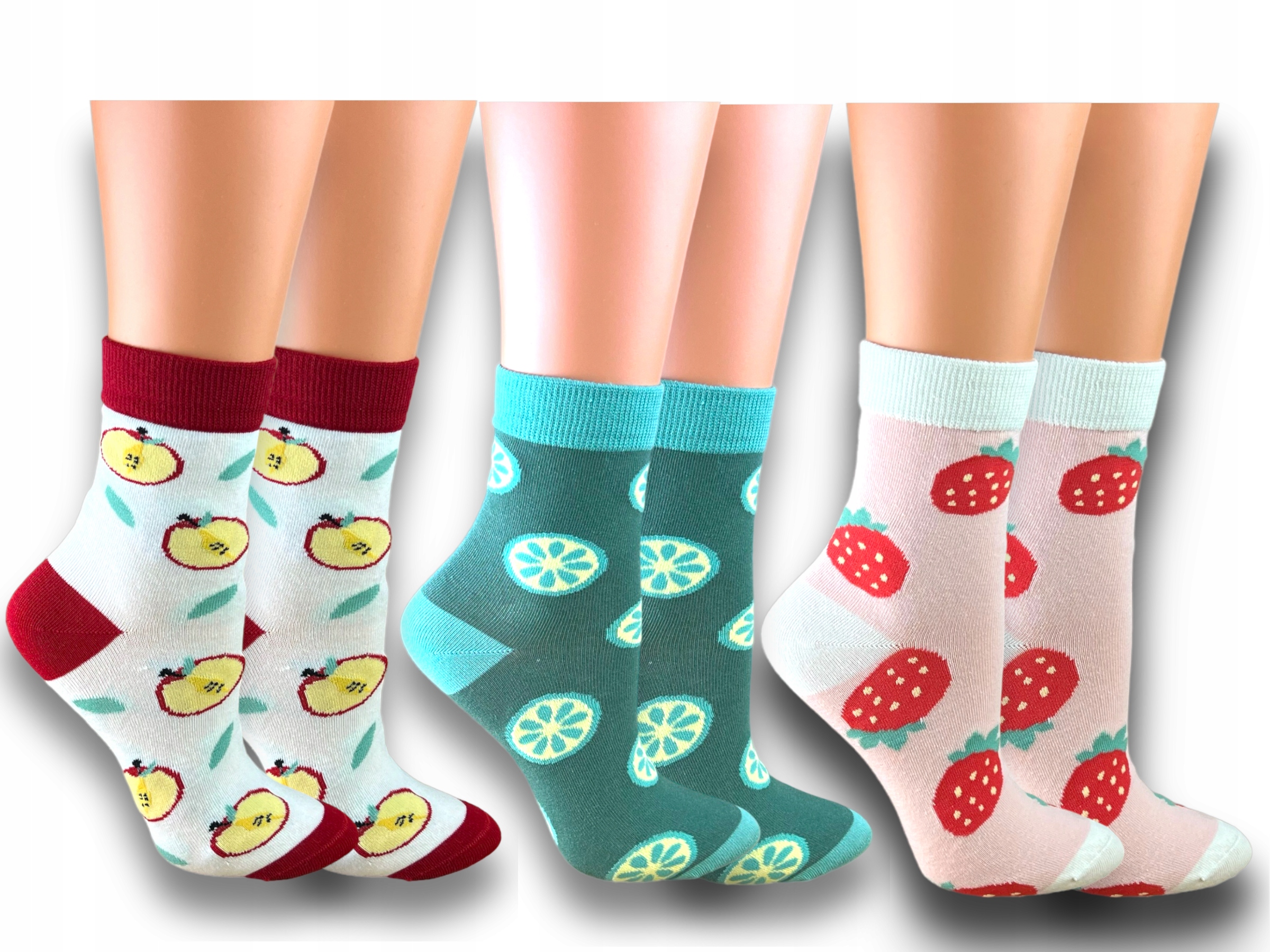 SKARPETKI BAWEŁNIANE DAMSKIE 3PARY PROMOCJA