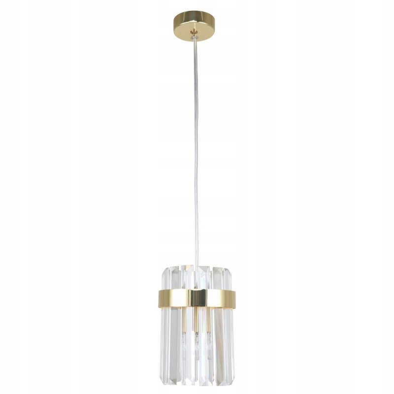 Light Prestige Lampa wisząca Vetro 1 złota 1xE14 sufitowa wisząca glamour,
