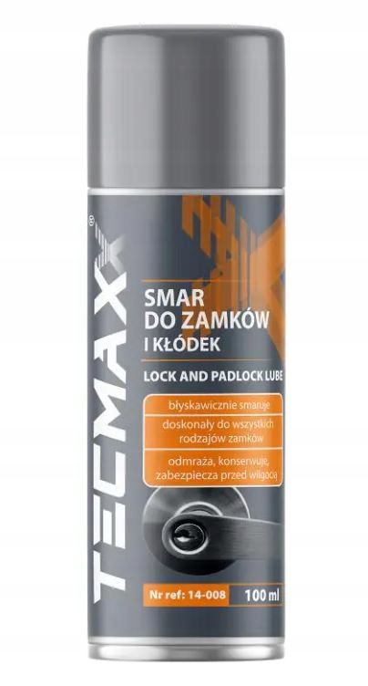 SMAR DO ZAMKÓW I KŁÓDEK TECMAXX 14-008 100ml