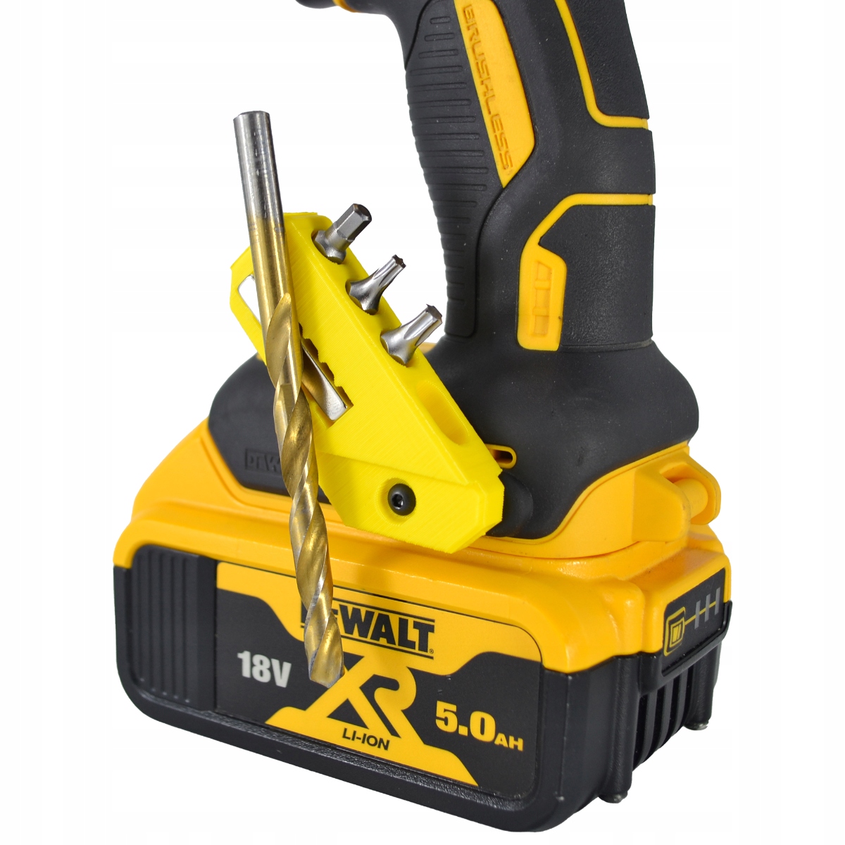 MAGNETYCZNY UCHWYT NA BITY 45° DO NARZĘDZI DEWALT XR i FLEXVOLT + ŚRUBKA Długość bitu 25mm