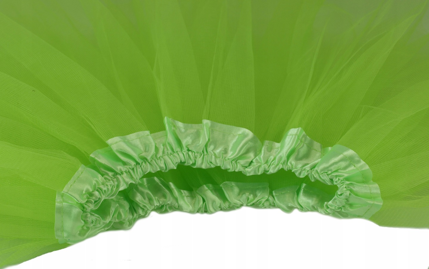SPÓDNICZKA TIULOWA TIUL SPÓDNICA 50cm j. zielona ŻABKA Marka inna