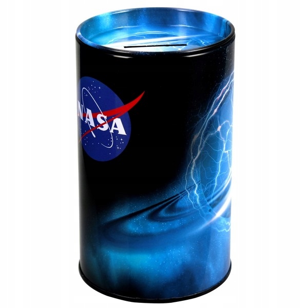 

Skarbonka Metalowa Okrągła Nasa Kosmos